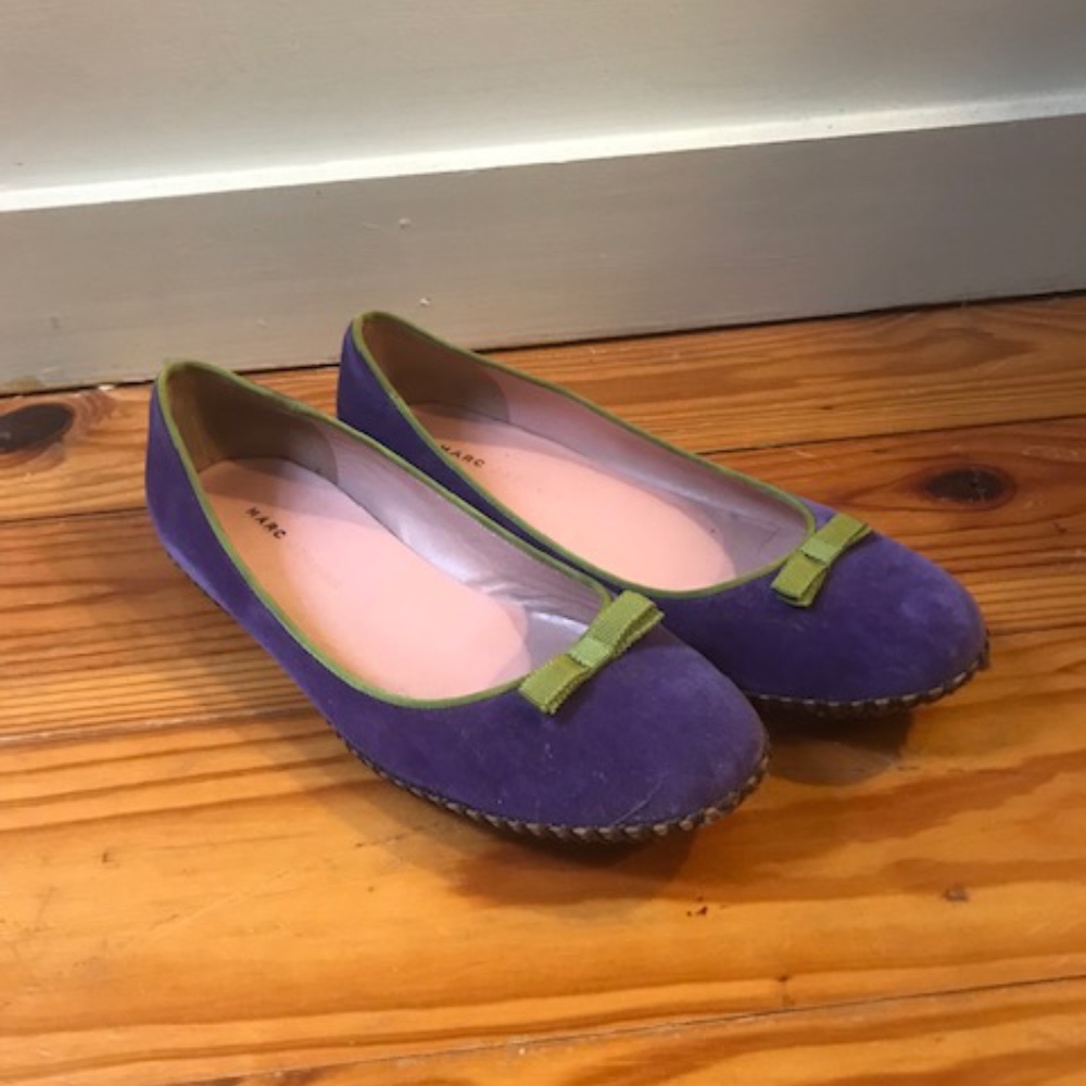 Marc Jacobs Velvet Flats